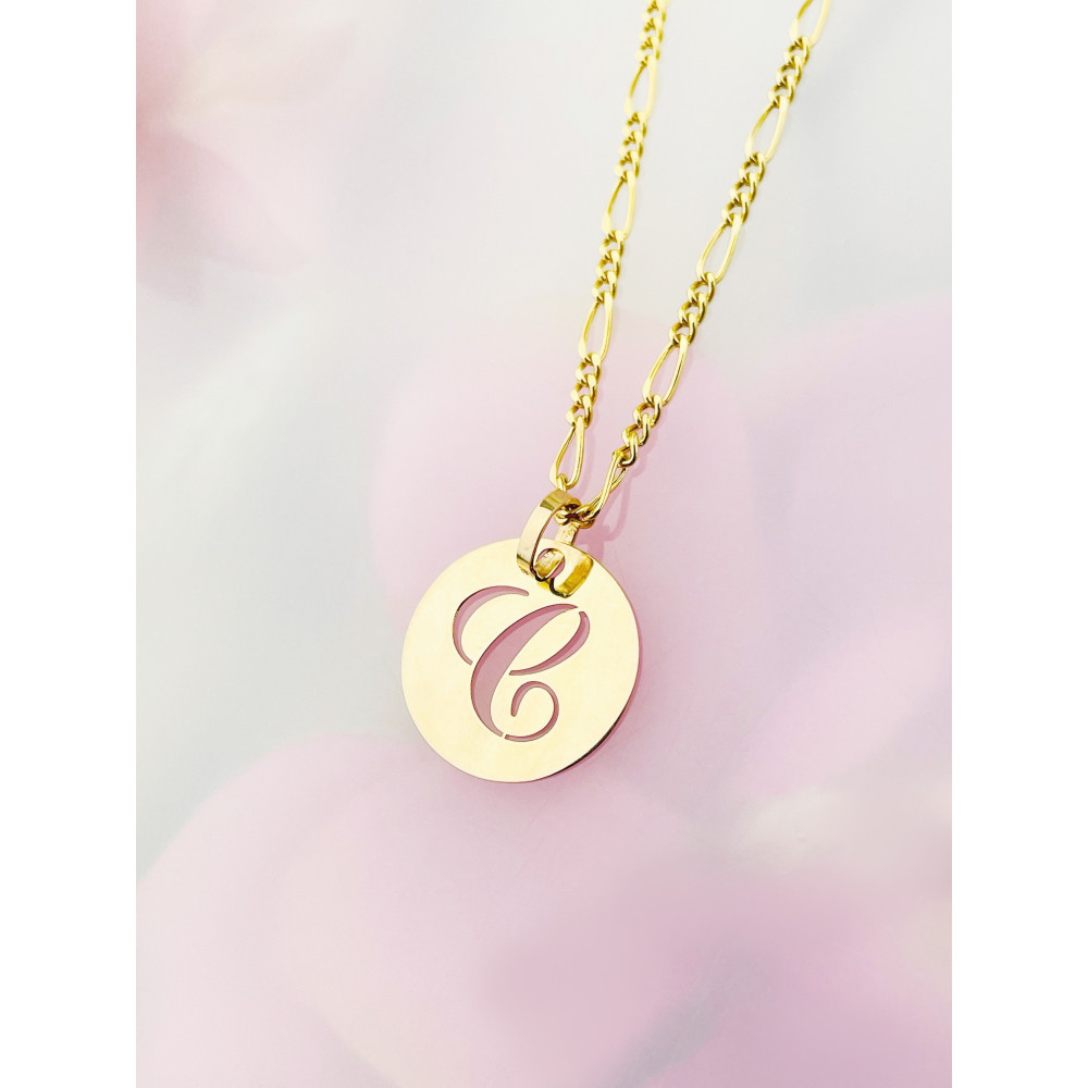 Anhänger Buchstabe C Kettenanhänger Gold Goldanhänger 585er 14KT Gold