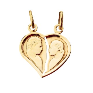 copy of Złoty wisiorek zawieszka rozeta ażurowa