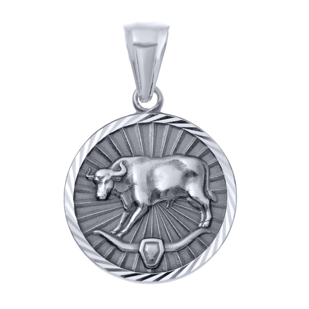 Silber Anhänger Stier Sternzeichen Tierkreiszeichen Horoskop Kettenanhänger
