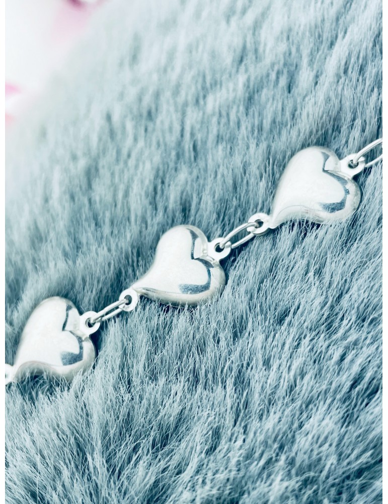 Herz Armband 925 Silberen Damen Kinder