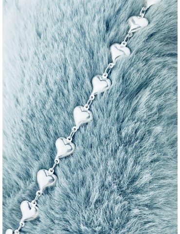 Herz Armband 925 Silberen Damen Kinder