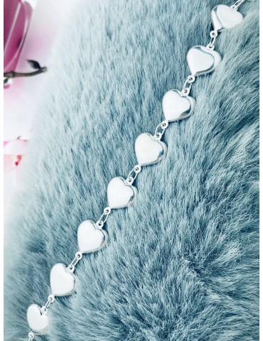 Herz Armband 925 Silberen Damen Kinder
