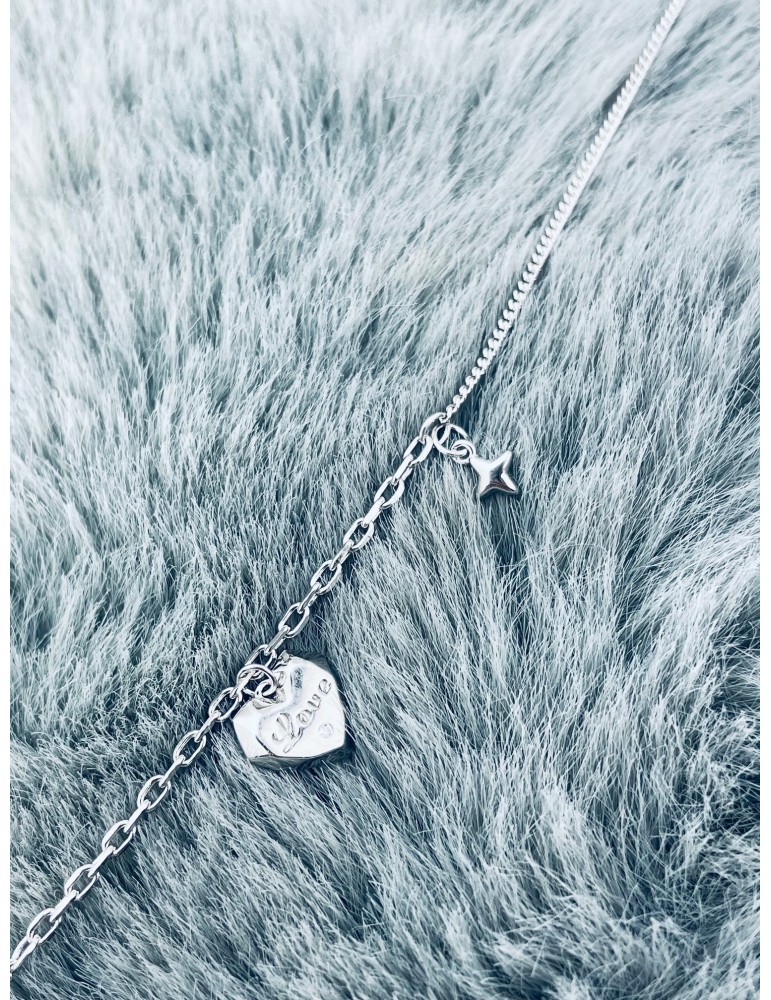 Herz Armband 925 Silber Damen