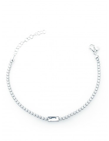 Armband 925 Silber mit Zirkonia Damen