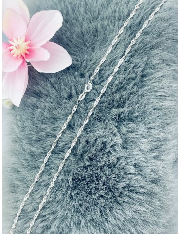 925 Silber Singapur Magic Halskette Collier