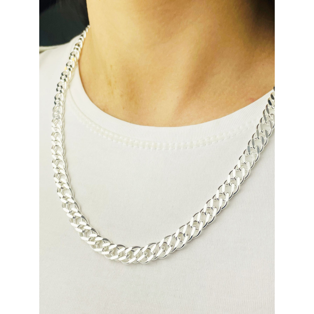 925 Silber Rombo Halskette Collier