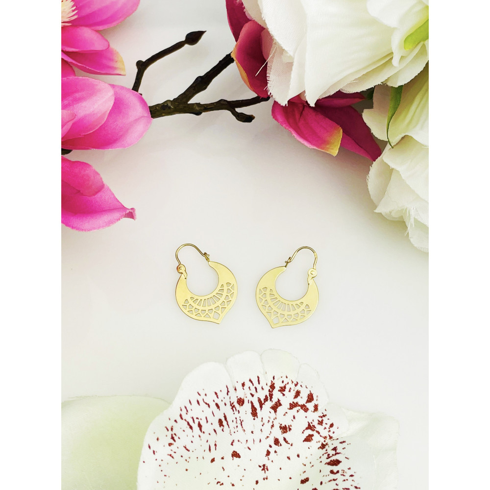 Ohrringe Ohrhänger Ohrstecker Ohrschmuck Gelbgold Paar
