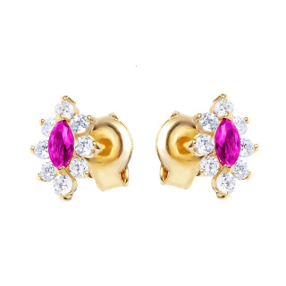 Gold Ohrringe Mit Zirkonia Ohrhänger Ohrstecker Ohrschmuck Paar Gelbgold