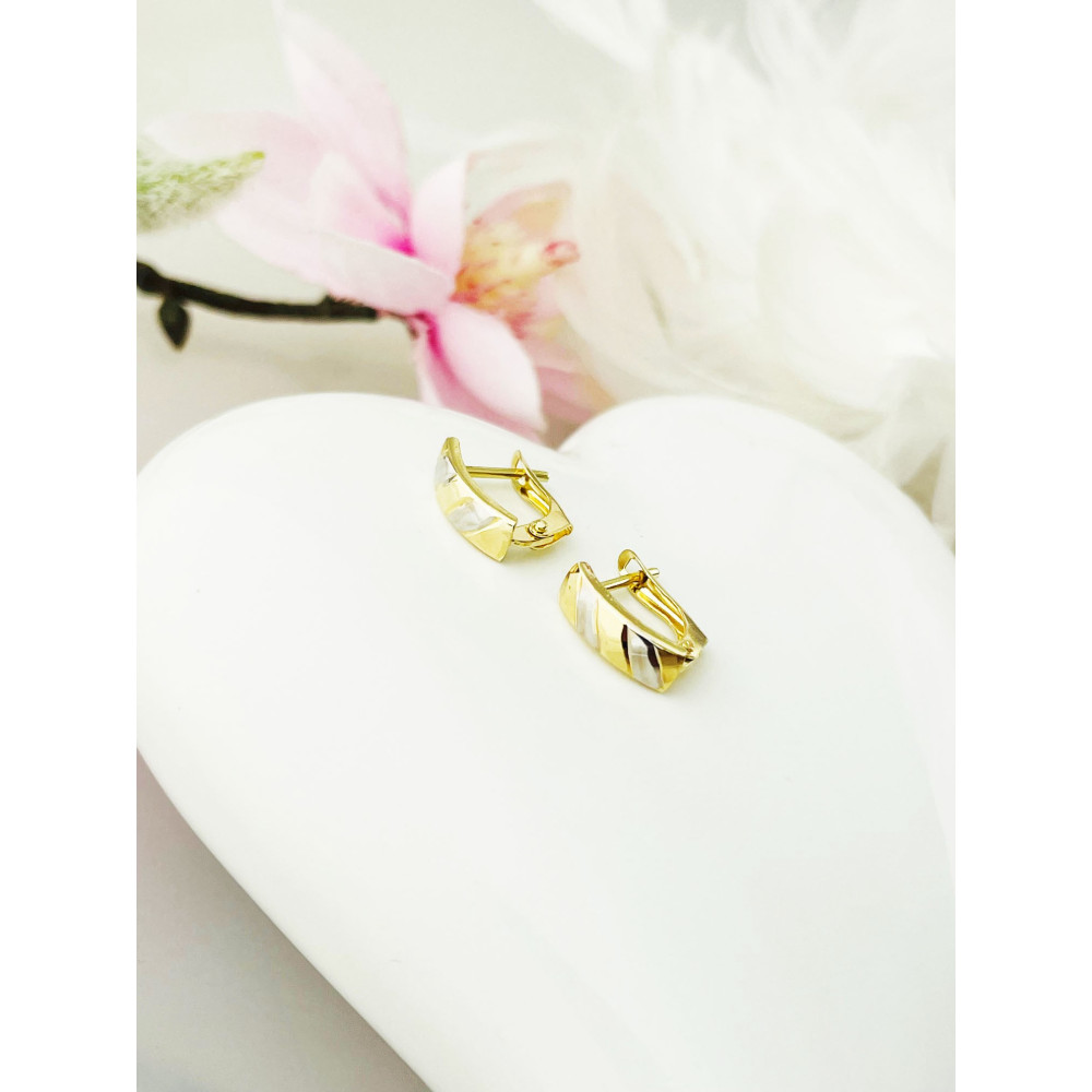 Ohrringe Ohrhänger Ohrstecker Ohrschmuck Gelbgold Paar 585er 14KT