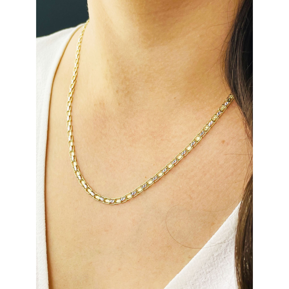 goldenes Halsband Ankerkette Gold 585er 14KT