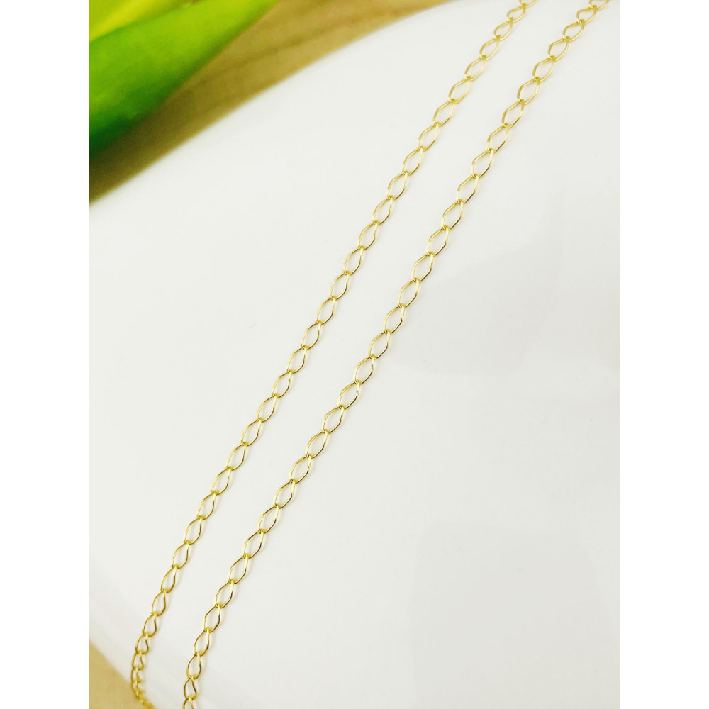 Goldkette Panzerkette Halskette Collier Echt 585er 14KT Gold