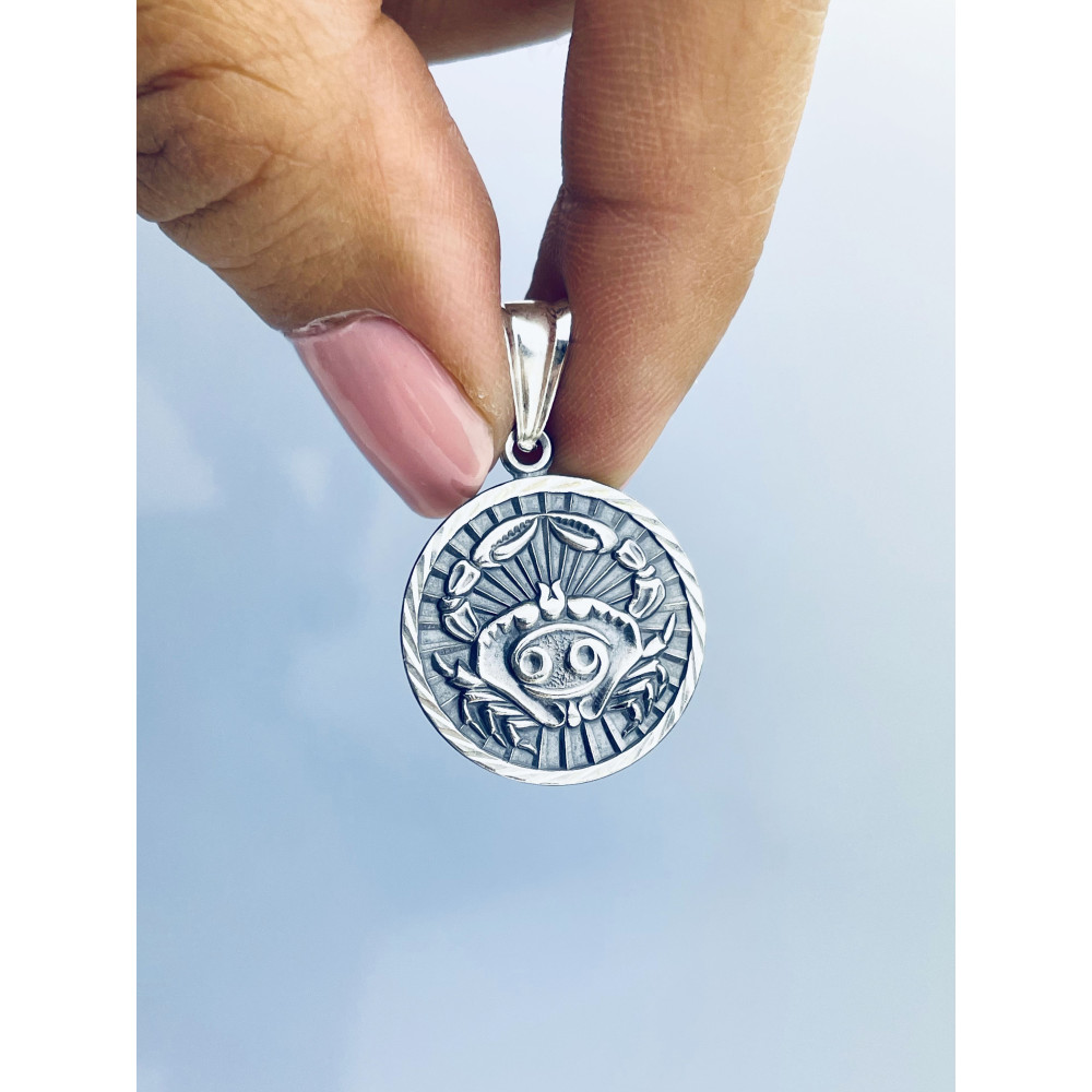 copy of Złota zawieszka wisiorek znak zodiaku rak