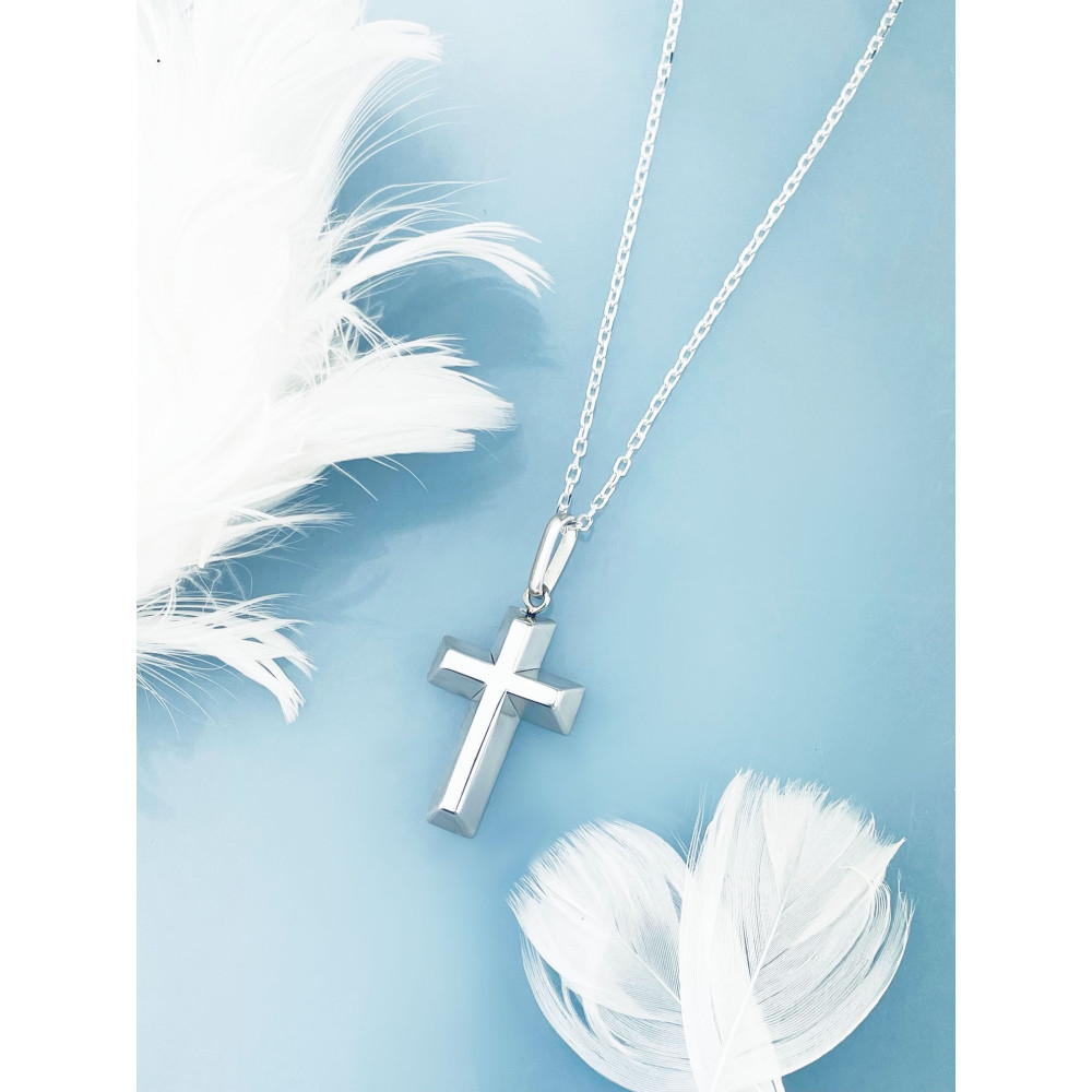Silber 925erAnhänger Kreuz  Erstkommunion Taufe