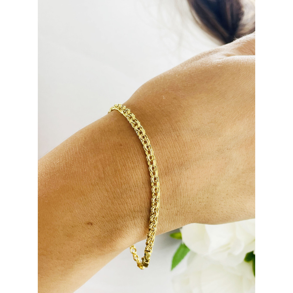 Goldarmband Armband Armkette Garibaldi Gelbgold