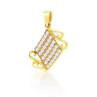 Wisiorek fantazyjny dwukolorowy