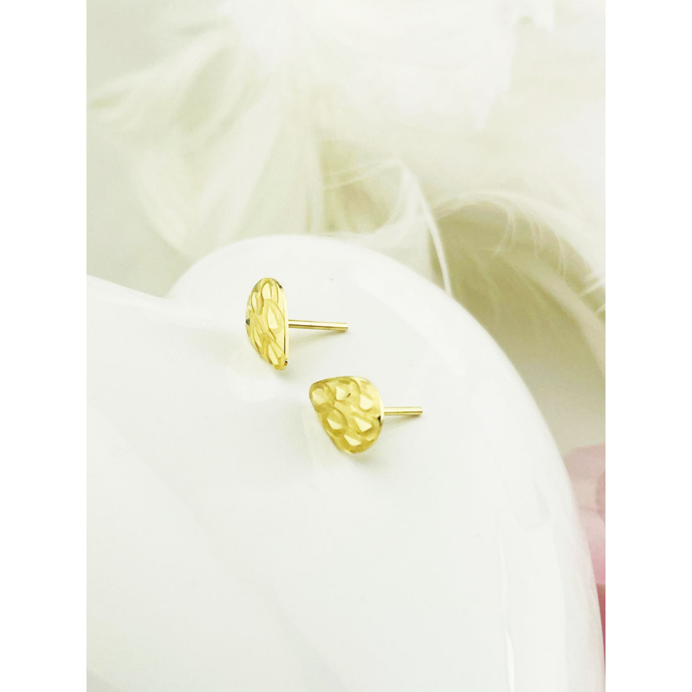 Gold Ohrringe Träne Ohrhänger Ohrstecker Ohrschmuck Gelbgold Gold 585er 14KT
