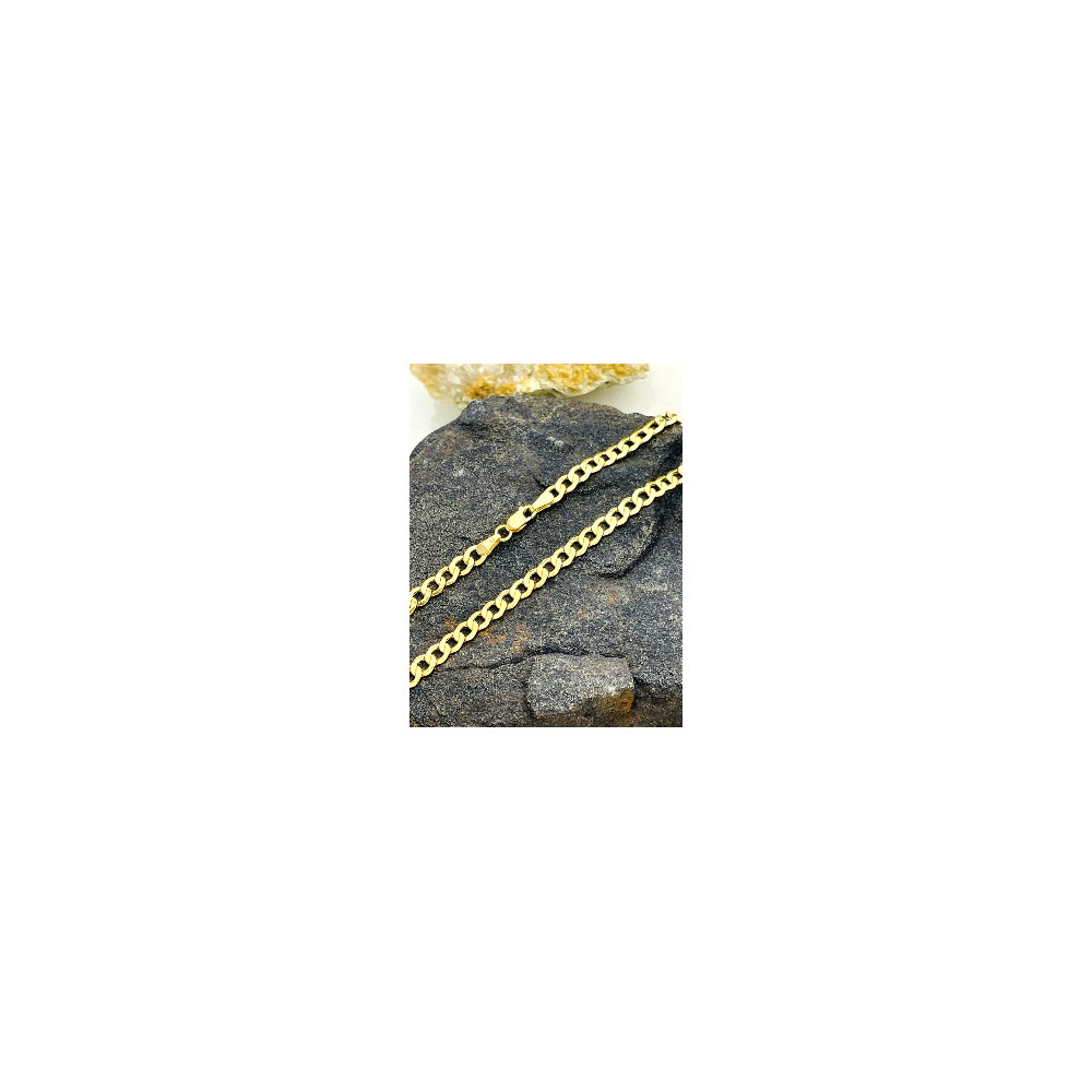 Goldkette Panzerkette Halskette Collier Echt 585 Gold