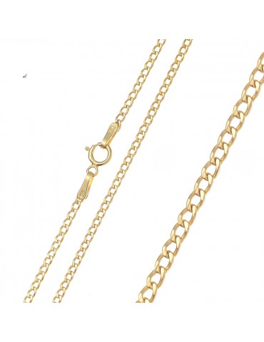GGoldkette Halskette Kette Panzerkette Collier Cuban Gelbgold 585er 14KT
