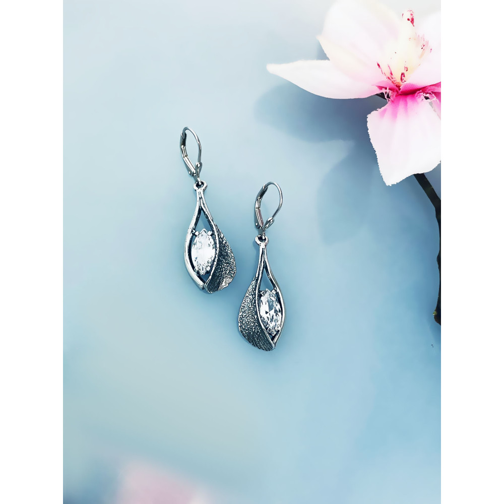 925 Silber Ohrringe mit Zirkonia