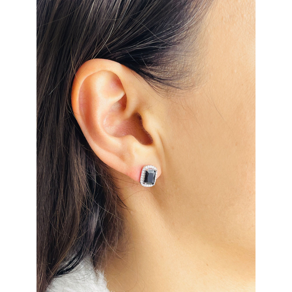 925 Silber Ohrringe mit Zirkonia