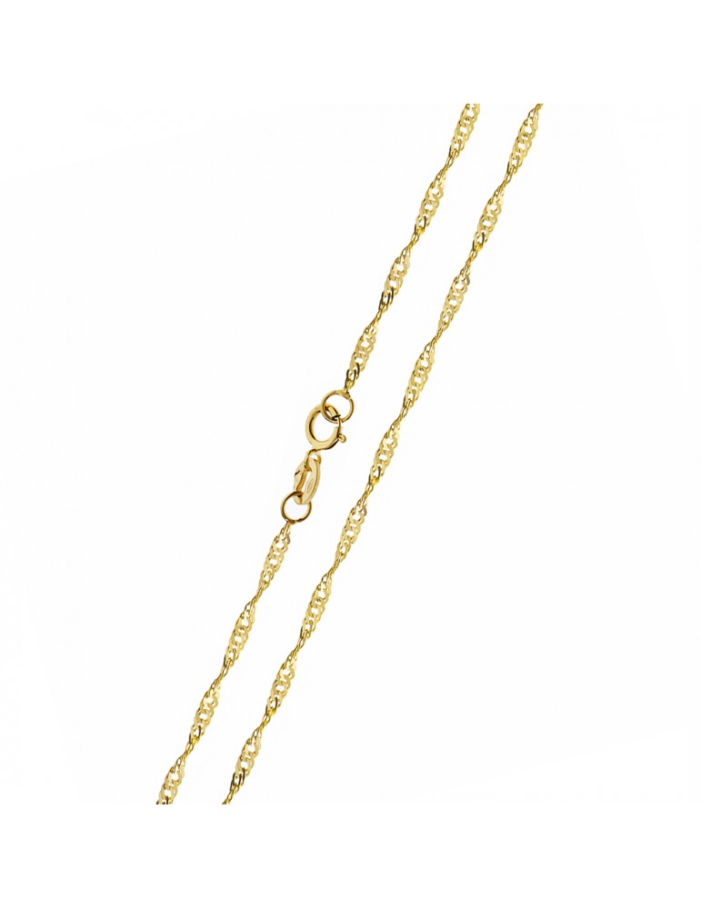 Goldkette Halskette Gelbgold Gold Singapur Magic 333 8KT