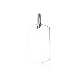 925 Silber Medaillon Anhänger Gravurplatte Gravur Platte