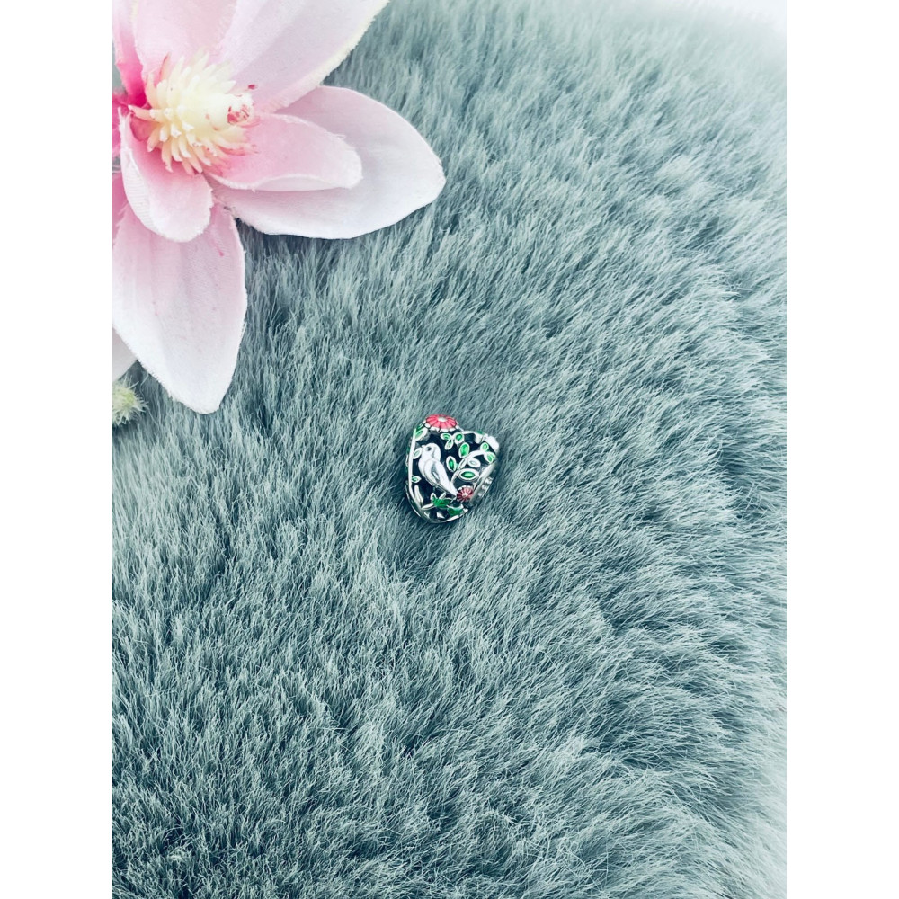 925 Silber Anhänger Herz  Charms Vintage