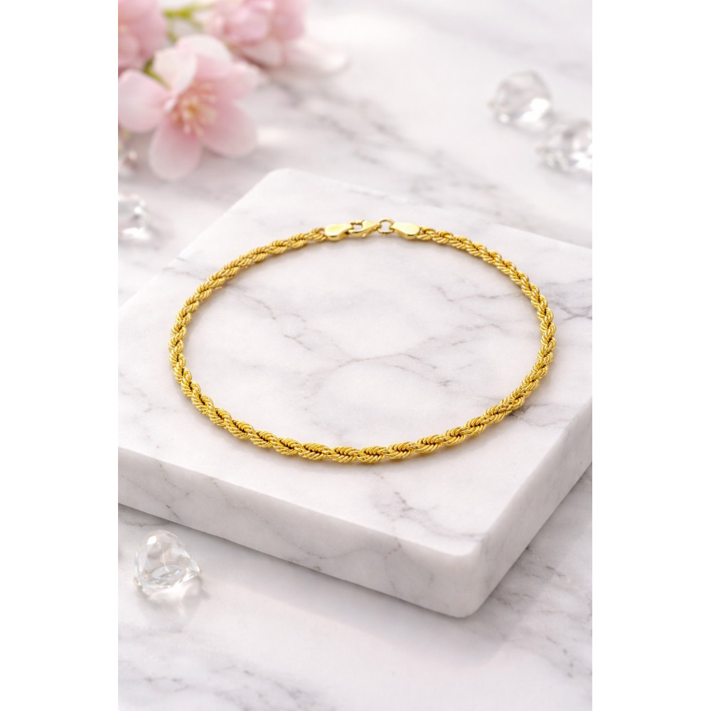 Kopie von Damen Goldarmband Rope Kord Magic Diamondi 585er 14KT