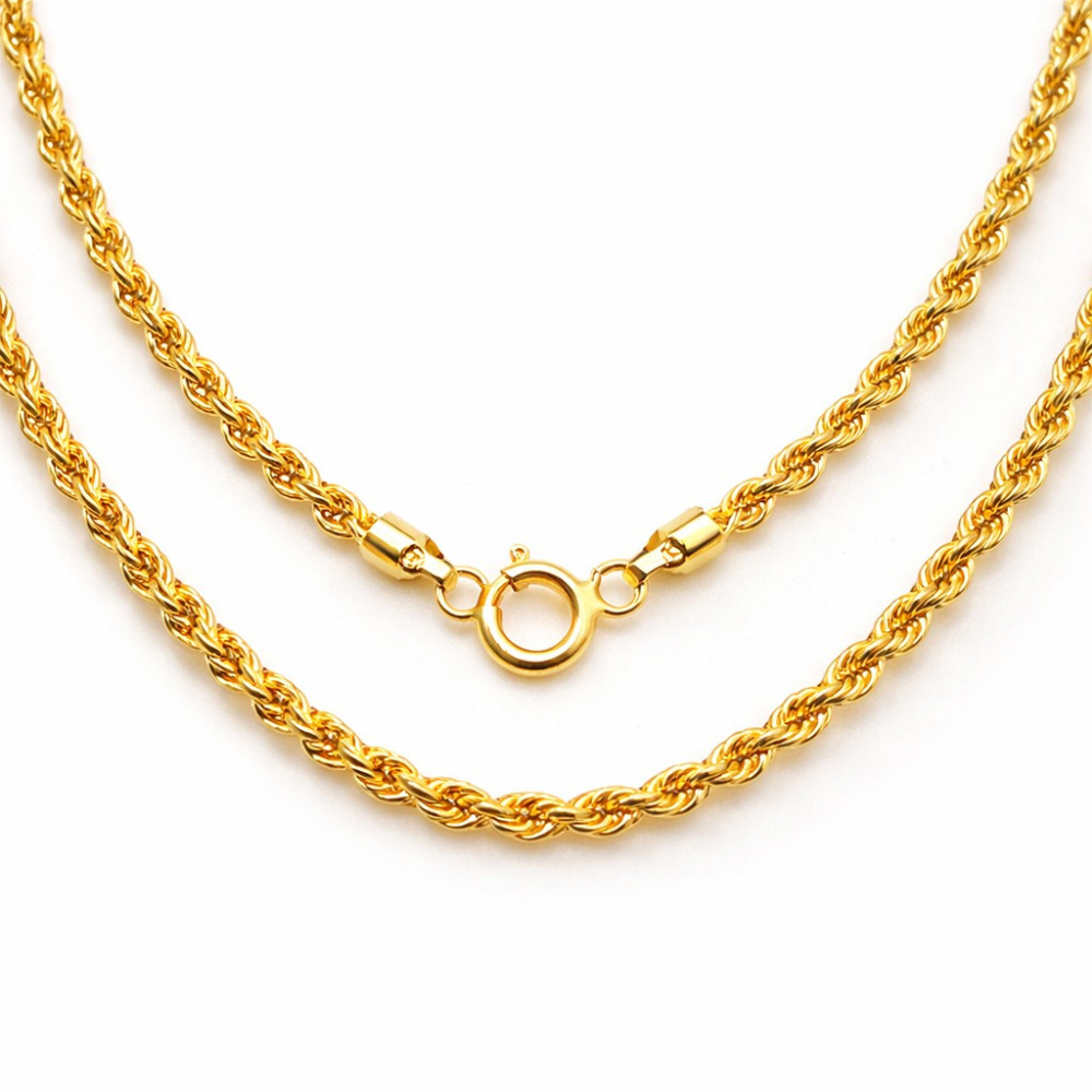 Goldkette Halskette Kordelkette Kord Kette Collier Rope Gelbgold 585er 14KT