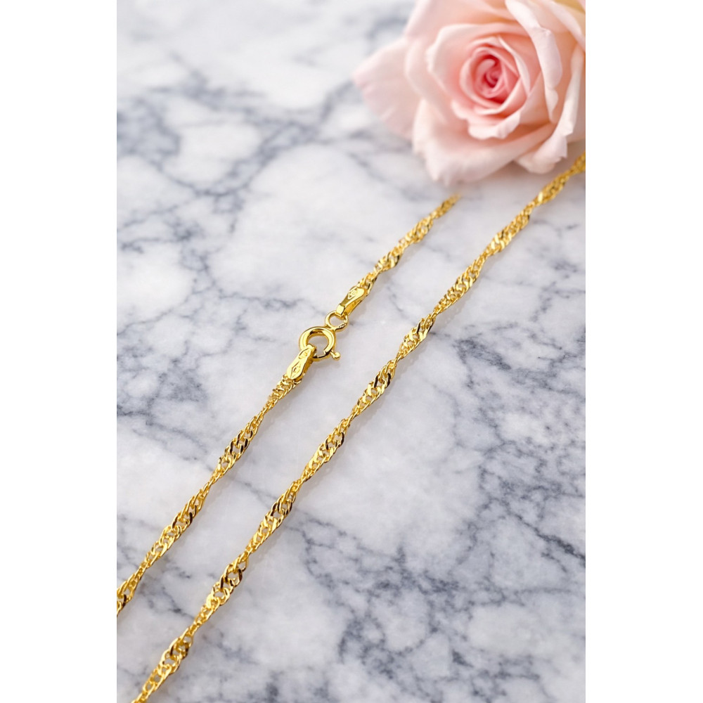 Goldkette Halskette Gelbgold Collier Singapur Magic