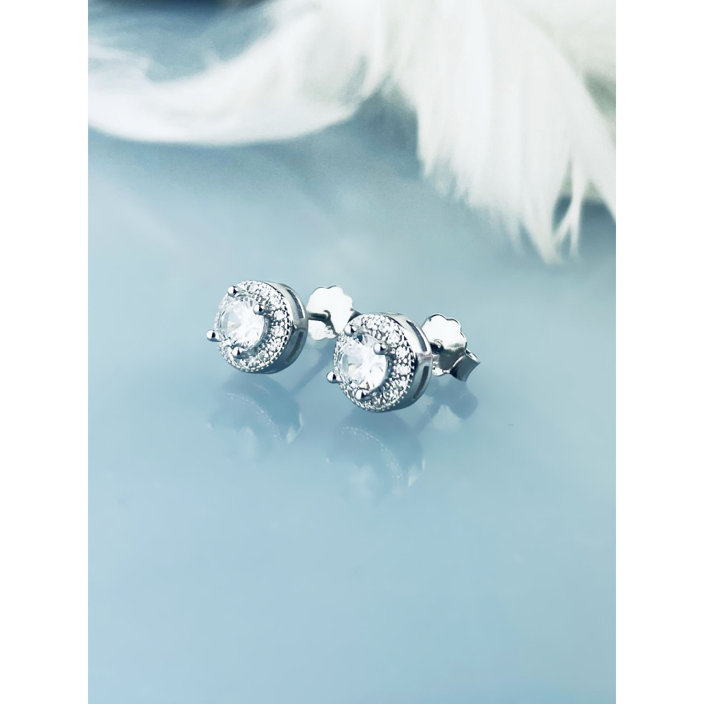 925 Silber Ohrringe mit Zirkonia