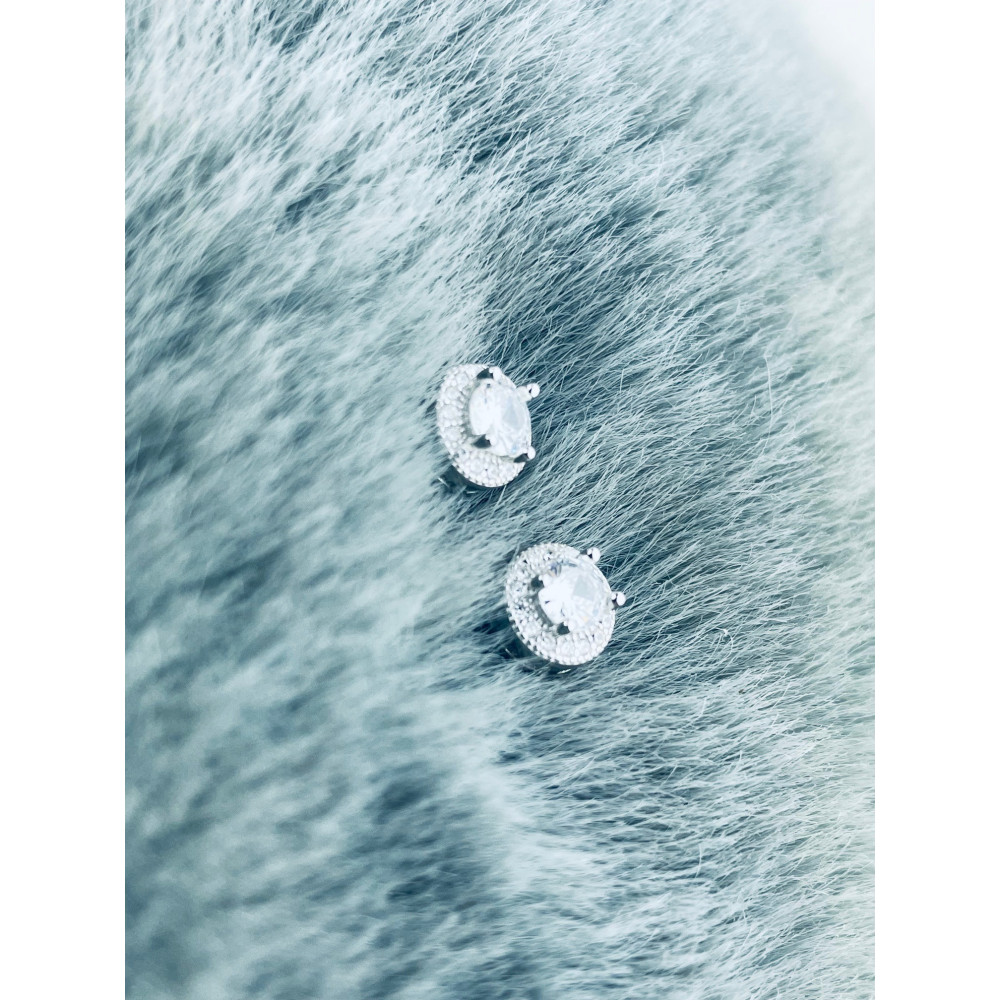 925 Silber Ohrringe mit Zirkonia