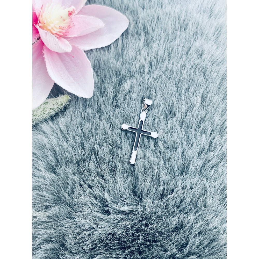 925 Silber Medaillon Anh??nger Kreuz