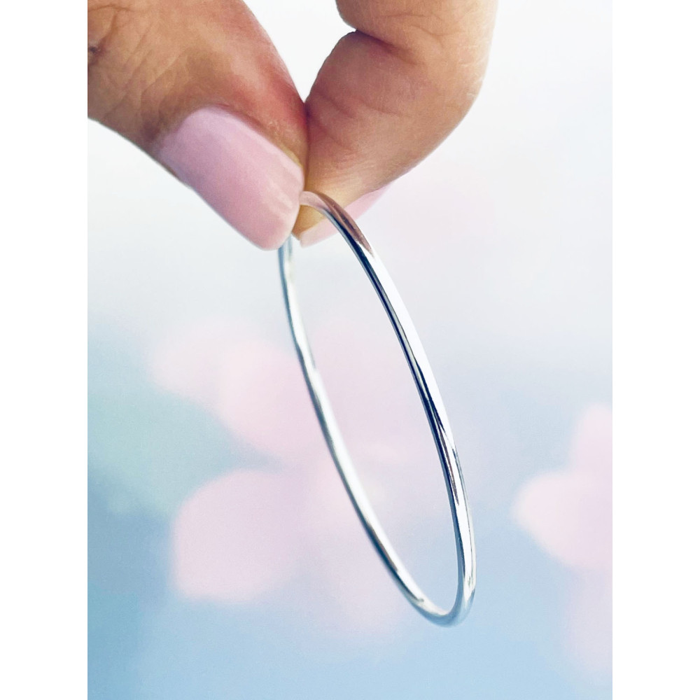 Kreis 925 Silber Ohrringe Damen