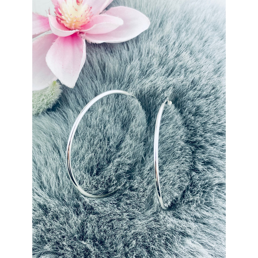 Kreis 925 Silber Ohrringe Damen