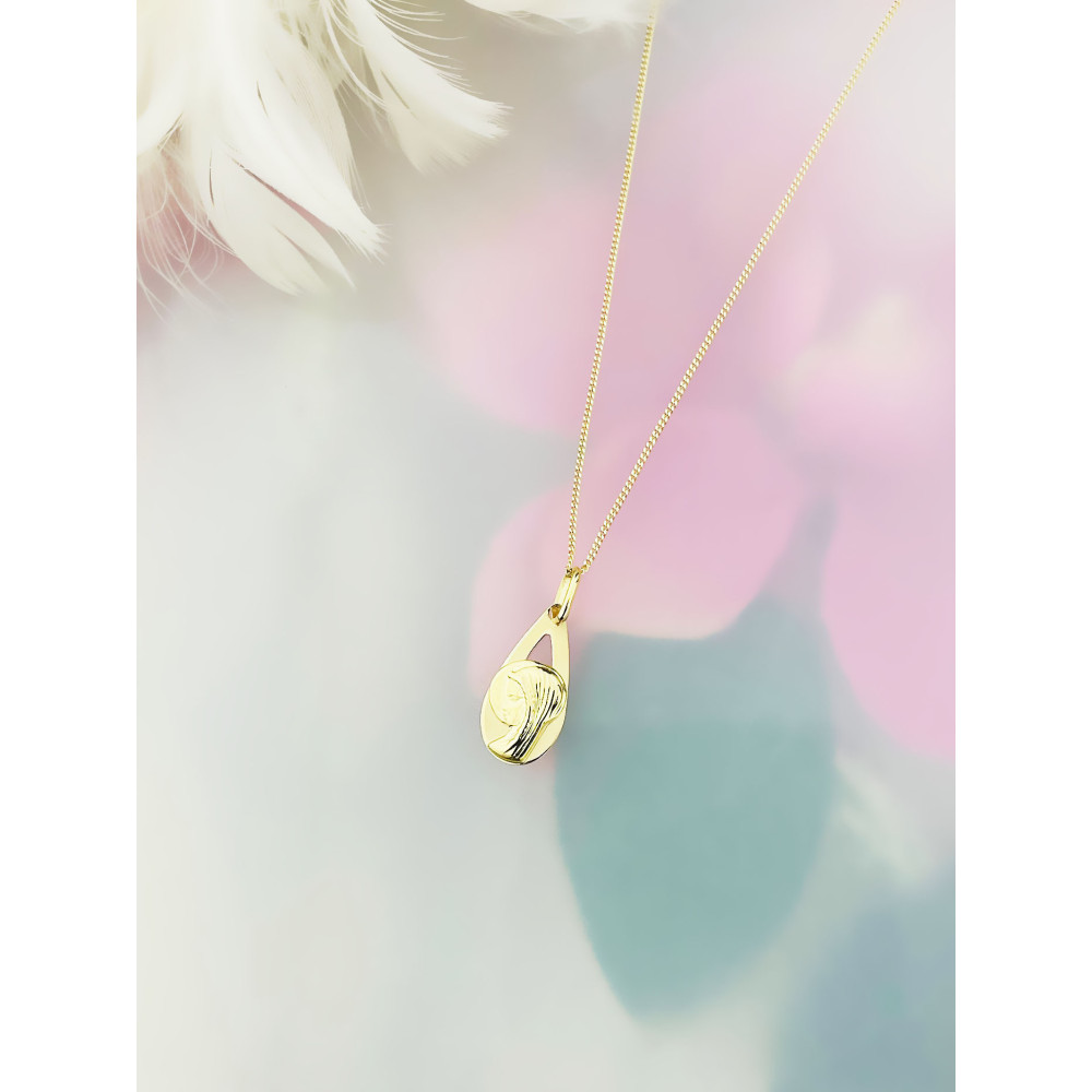 Anhänger Madonna Maria  Gelbgold Gold 585er 14KT