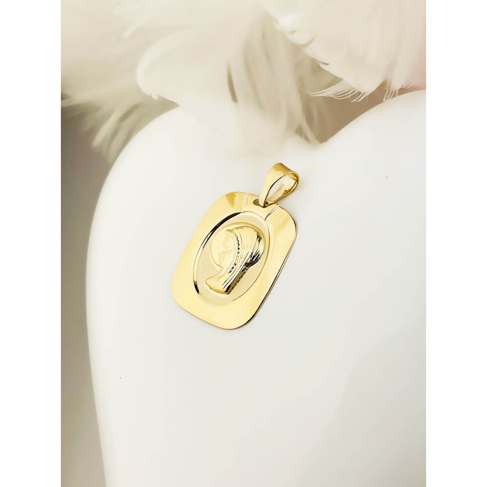Anhänger Madonna Maria  Gelbgold Gold 585er 14KT