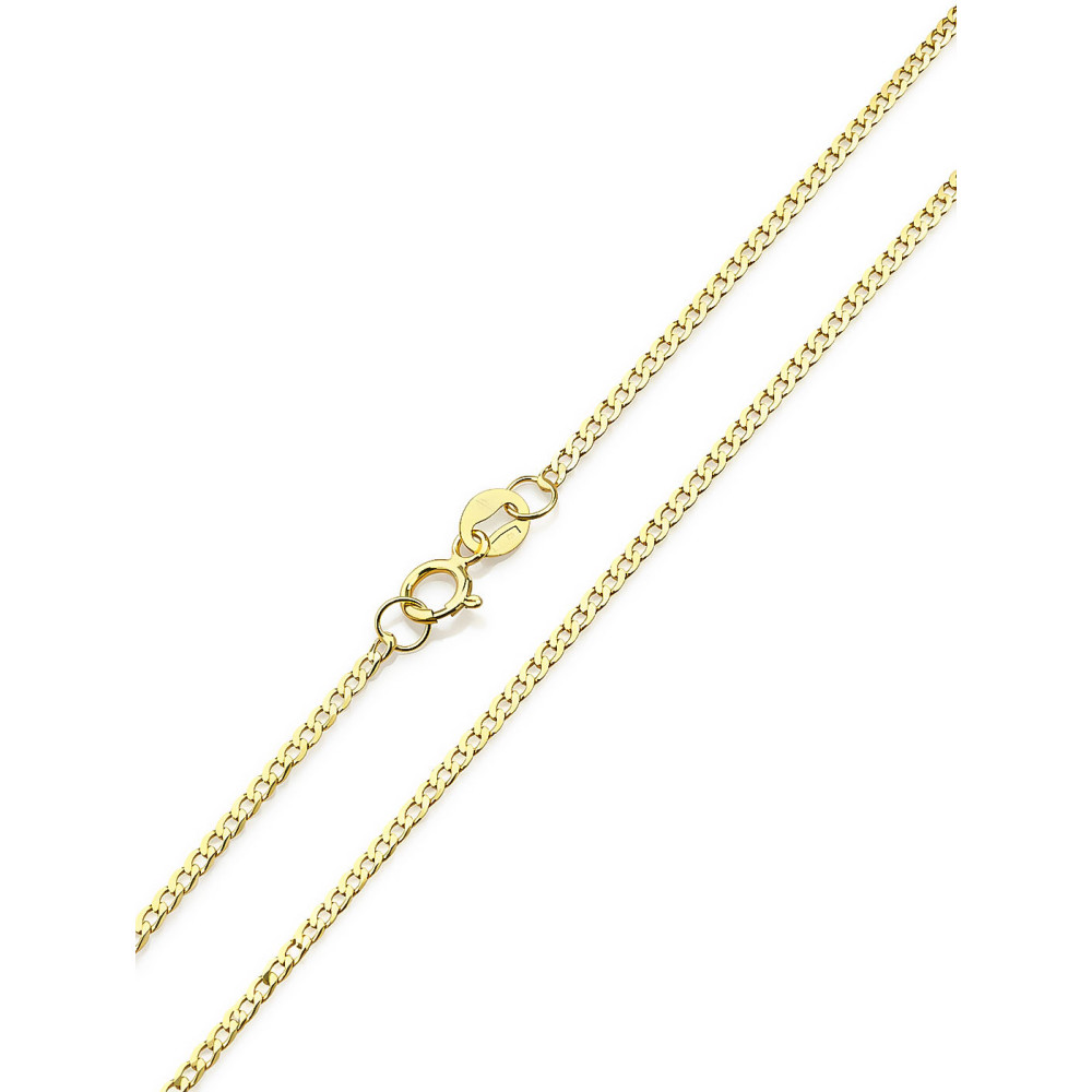 Goldkette Panzerkette Halskette Collier Echt Gold 375er