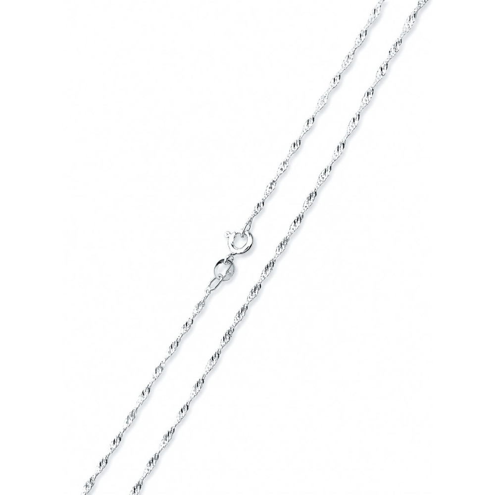 925 Silber Singapur Magic Halskette Collier