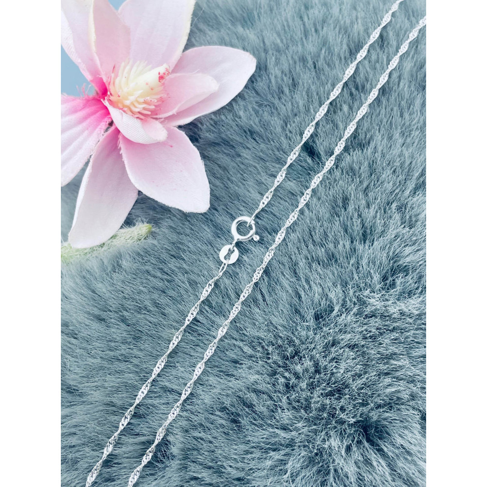 925 Silber Singapur Magic Halskette Collier