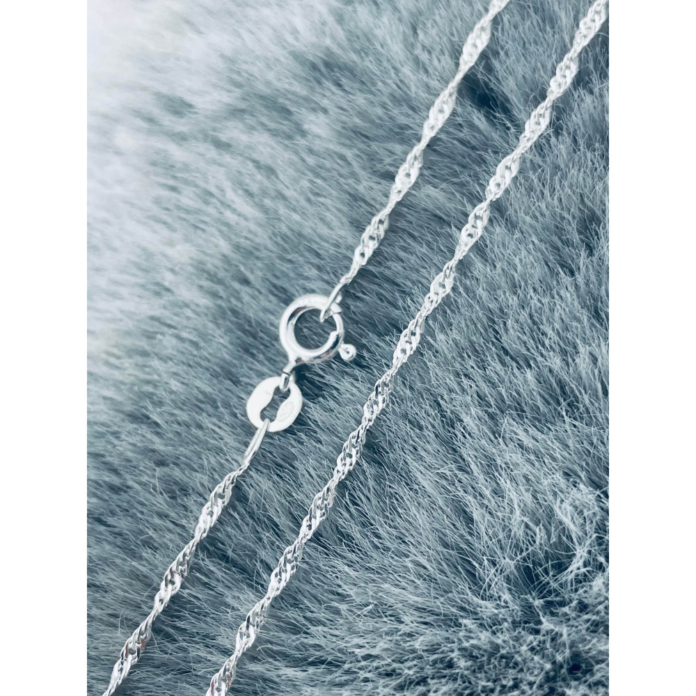 925 Silber Singapur Magic Halskette Collier