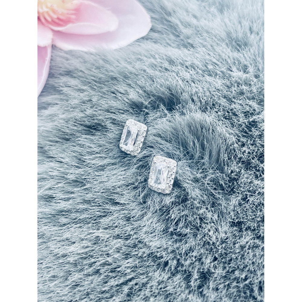 925 Silber Ohrringe Ohrstecker mit Zirkonia