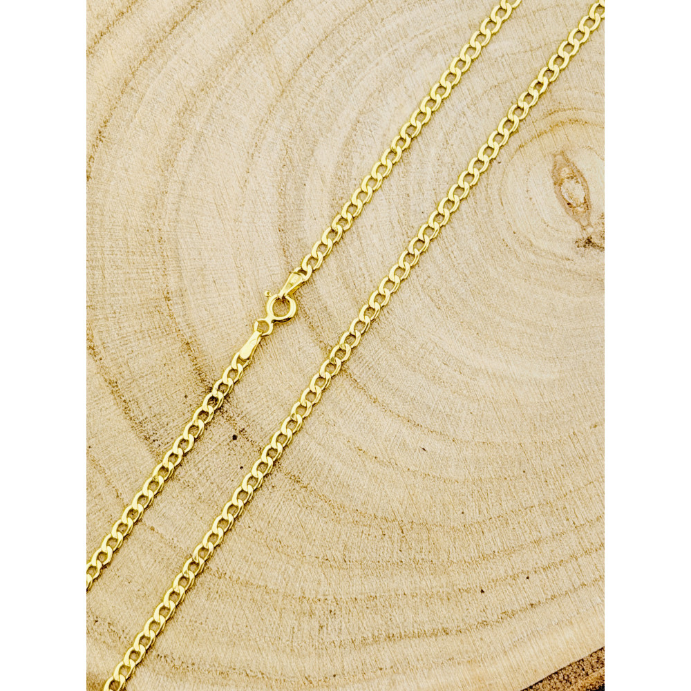 Łańcuszek złoto żółte próby 585, splot pancerka 45cm | DIAMONDI
