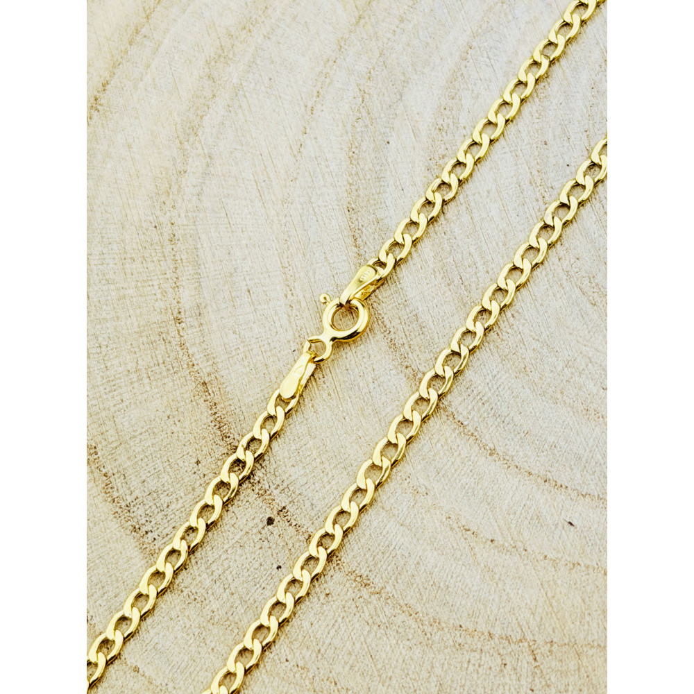 Łańcuszek złoto żółte próby 585, splot pancerka 45cm | DIAMONDI