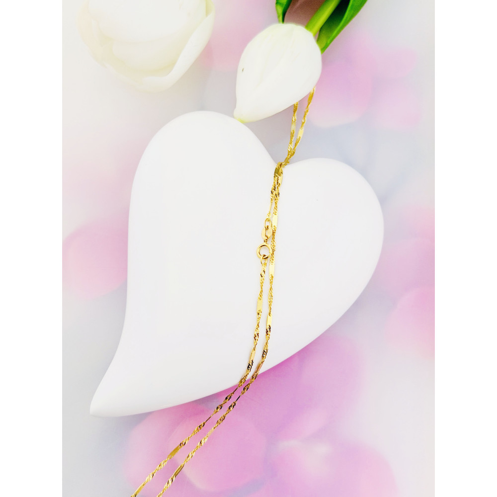 Kette Gelbgold 585er, Singapur 45cm | DIAMONDI