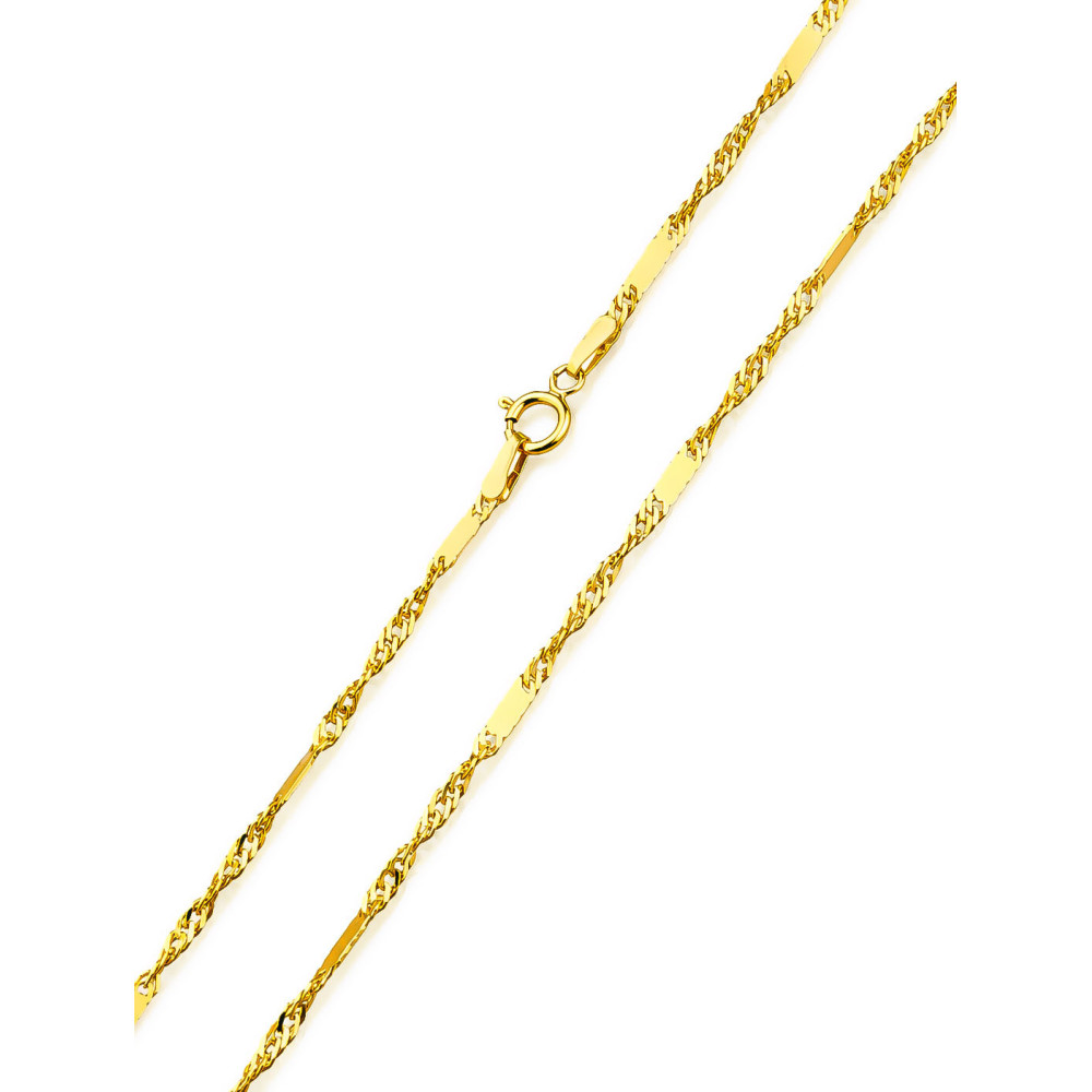 Kette Gelbgold 585er, Singapur 50cm | DIAMONDI
