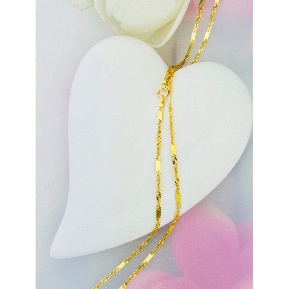 Kette Gelbgold 585er, Singapur 50cm | DIAMONDI