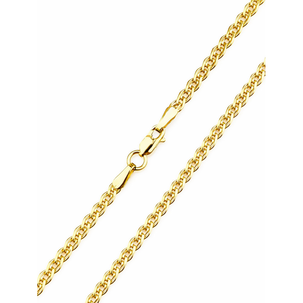 Łańcuszek złoto żółte próby 585, splot monaliza 50cm | DIAMONDI