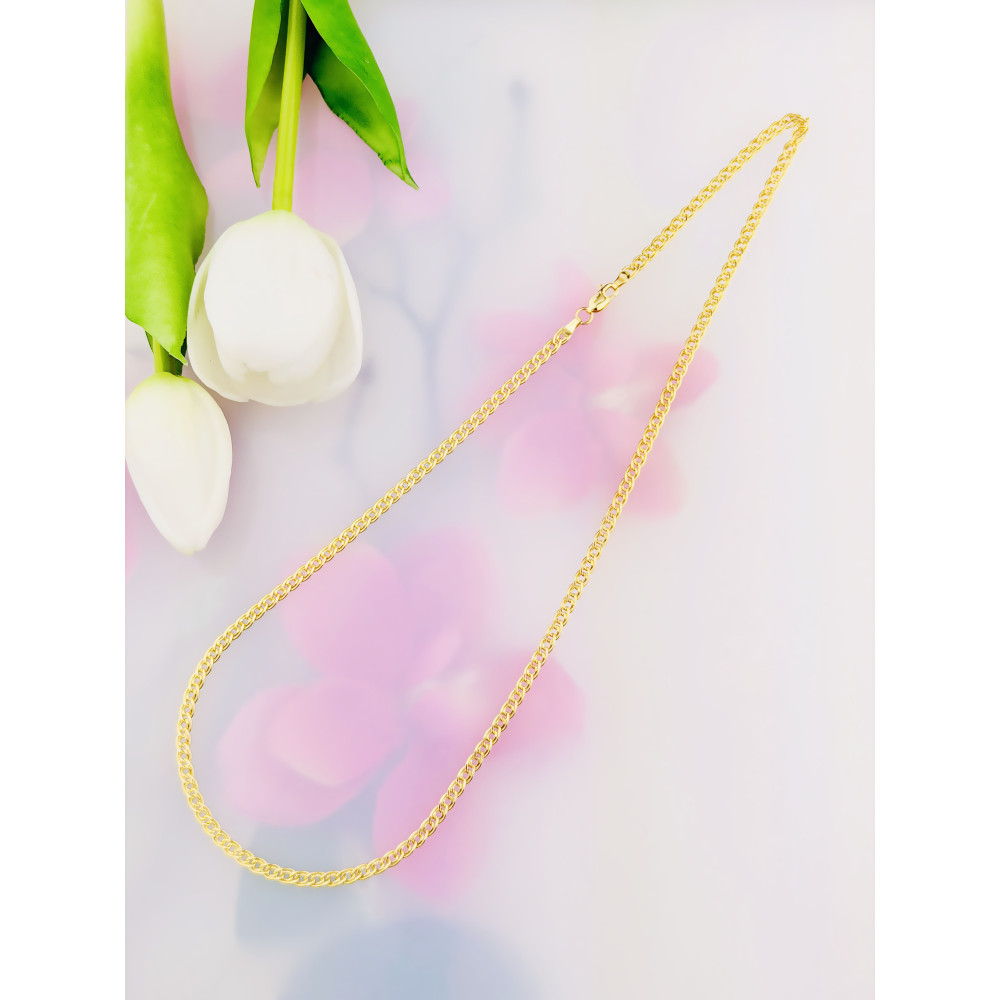 Łańcuszek złoto żółte próby 585, splot monaliza 50cm | DIAMONDI