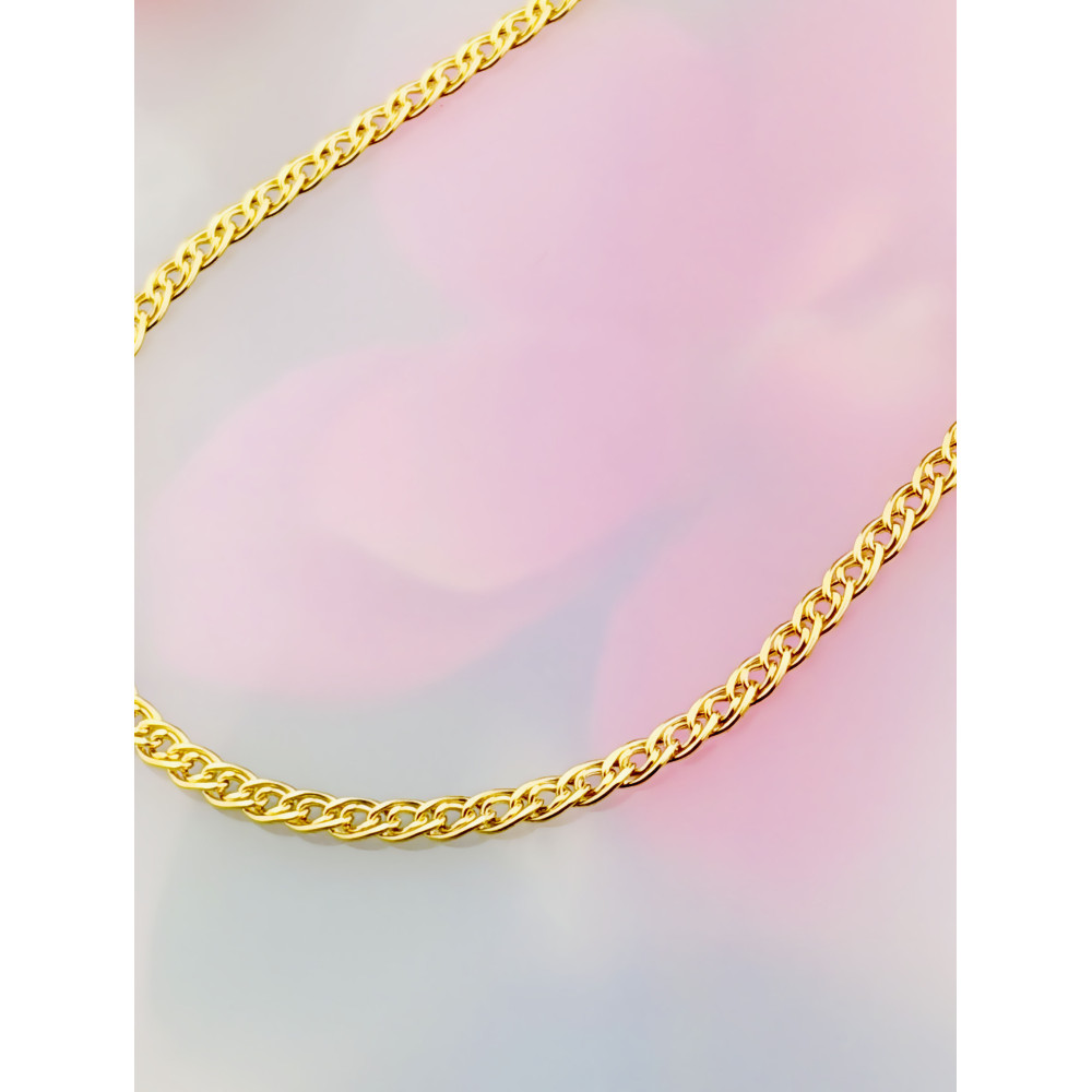 Łańcuszek złoto żółte próby 585, splot monaliza 50cm | DIAMONDI